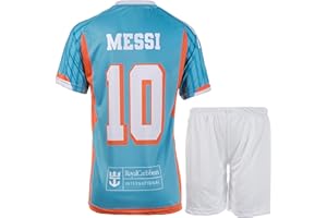 HUSSATEX Miami #10 Special Edition Kinder Fußball Trikot & Shorts Geschenkset Jugendgrößen