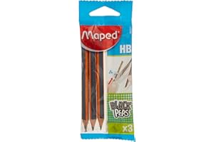 Maped Crayons graphite Mini Black Peps Hb – sous blister X3
