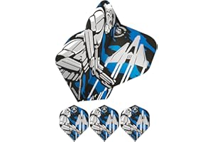 Shepperton Design Studios Original Stormtrooper Officially Licensed Dart Flights, Standard No2 Shape, 100 Micron, Available in Multiple Designs and Pack Sizes.