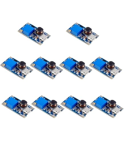 Modulo Boost XL6009 DC-DC - Convertitore Step Up 3V-30V A 5V-35V, 4A Max, 6 Pezzi - Foto 9