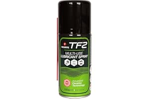 WELDTITE TF2 Multi-Use Lubricant Spray - Versatile Lubrication for Bike Bearings, Cables, Derailleurs, Pedals, Bolts, & Drivetrains (TFT Lubricant Spray 150 ml)