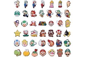 SIPHUS Ciondoli per Scarpe, Animati Spille per Scarpe, Decorazione Scarpe, Distintivi per Scarpe Bambini, PVC Shoe Charm, Regalo per Feste per Bambini