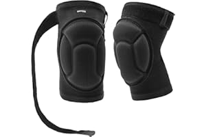 ONTYZZ Protección para la Rodilla Anti-colisión Engrosamiento Rodilleras Transpirables Alta Elasticidad Espesa Esponja Rodillera (1 par) al Voleibol Portero Fútbol Arrodillado Baile Hip Hop