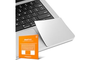 UPPERCASE GhostShield Premium Palm Rest Protector Skin Cover Set, Scratches and Wear Protection, Compatible with MacBook Pro 14" 2024 2023 2021 M4/M3/M2/M1 Pro/Max (Silver)