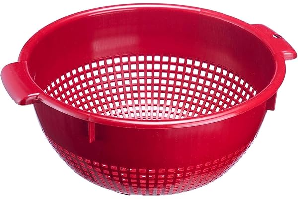 Westmark Passoire, avec Poignée encastrée et crans d'arrêt, plastique, Rouge, 2126221R