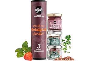 Gepp's Feinkost Geschenkset "Eine Kleinigkeit" I Gourmet Geschenkset Männer & Frauen mit Bruschetta Dip, Erdbeer-Champagner-Aufstrich I Kleines Probierset ohne künstliche Zusätze