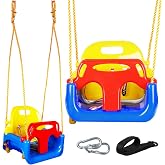 KINSPORY 3 in 1 Kids Swing Garden Swing | Indoor and Outdoor Swing for Babies and Toddlers (Blue)