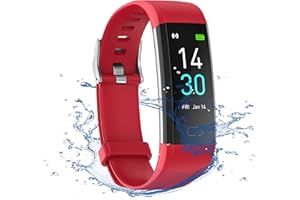 Septoui Montre Connectée Femme Homme, Montre Sport Podomètre Fitness Tracker d'Activité Sommeil Fréquence Cardiaque Tension Artérielle SpO2 Calories Smartwatch IP68 Etanche Bracelet Connecté