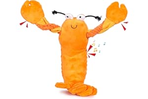 EXTFANS Squeak Toys for Dogs, Interactive Squeaky Toys for Dogs Teddy (lobster)