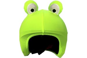 COOLCASC Funda para Casco Animales - Compatible con Casco de Bici, Esquí y Skate - Niños y Adultos - Talla Única - Diseño Divertido