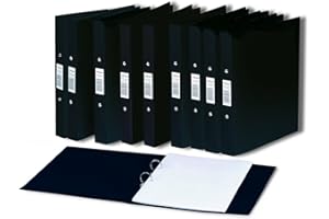 Rexel A5 Budget Two Ring Binders - Black, Pack of 10