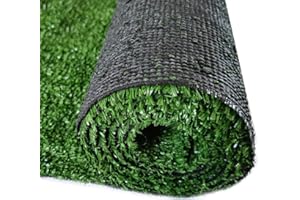 Foxx Kunstrasen 100x500 – Wetterfester Outdoor Teppich in Grün für Balkon, Terrasse & Garten | Robuster Teppichboden als Rasen-Alternative
