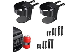 BANJIABB 2 Stück Getränkehalter Auto,Auto Getränkehalter,Becherhalter Auto,Auto-Getränkehalter,Flaschenhalter Auto,Verstellbarere Auto Lüftungshalterung Für Auto Aschenbecher,Kaffeebecher Und Getränkedose
