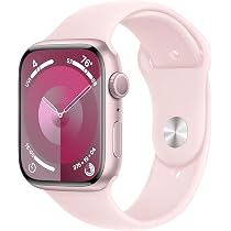 Apple Watch Series 9 (GPS 45mm) Smartwatch with Pink Aluminum Case