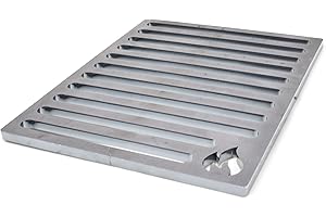 GRILLROST.COM DAS ORIGINAL Grille de poêle en Acier Massif - Plus Durable Que Les grilles en Fonte - pour poêles et cheminées