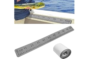 Hzkaicun Règle de poisson pour bateaux en mousse EVA 100 cm Règle de mesure autocollante pour bateaux de pêche, kayaks, règle de poisson, autocollant de mesure