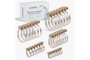 AZISHA Collier De Serrage Inox 10-70mm - 30 Pièces Collier Metal Serrage - Réglable Collier De Serrage Pro - Collier De Serrage Pour Piscine - Colliers De Serrage À Vis Pour,Jardin,Home Gaz