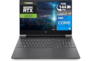 HP Victus 15-fa0003sf PC Portable Gaming 15.6" FHD IPS (Intel Core i5-12450H, RAM 16 Go, SSD 512 Go, NVIDIA GeForce RTX 3050 4GB, AZERTY, Windows 11) Argent mica