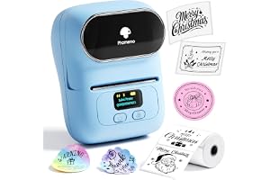 Phomemo -M110 etikettskrivare bärbar mini bluetooth termisk etiketttillverkare för märkning, kontor, kabel, detaljhandel, str
