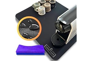 GIANNI HOME Tappetino Macchina Caffe 40x30 con 2 Panni Microfibra, Tappetino Scolapiatti Assorbente Extra Spessore, Tappetino Assorbente Cucina