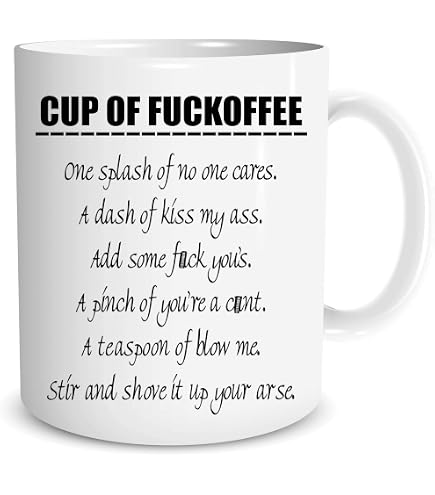Tazza Mug-Tastic In Ceramica 312ml - I'm Not Feeling Very Talky Today ... Off You F*ck - Regalo Divertente - 4