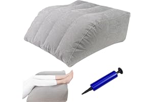 Frevoitna 65x 50 x 25 cm Cuscino per Gambe Gonfiabile, Miglioramento Della Circolazione Sanguigna, Riduce il Gonfiore, Migliora la Qualità del Sonno, Adatto per Azienti con Vena Delle Gambe