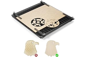 KOOMOONY F3 Laser Matrix Honeycomb Laser Bed for ATOMSTACK Laser Engraver Cutter Infinite Extension Design Detachable Working Protective Panel for Laser Cutting and Engraving, 460x425mm