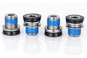 P4B | Vis à manivelle m15 pour vélo électrique Bosch/Brose – avec support ISIS | Vis de pédalier avec sécurité à vis | Vis à manivelle vélo 15 mm | Avec joint d'étanchéité