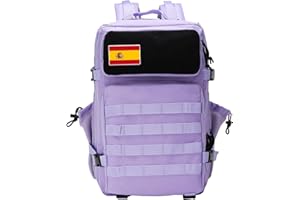 Delgeo Mochila Tactica 45L Militar, Gran Capacidad Mochila Crossfit, Plegable Impermeable Mochila Para Montañismo,Senderismo,Camping y Viajes