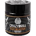 Crazy Bull Pomade - Vegan & Water Based Strong Hold Hair Styler with High Shine Finish - Styling Product with Artificial Beeswax for Thickening, Volumising, & Defining Hair - Light Cologne Scent