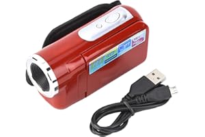 ciciglow Digital Video Camera,1080P 16X HD Digital Video Camera Camcorder Vlogging Camera with 2inch TFT LCD Sceen for Kids/Beginners/Children/Teenagers/Students/The Elderly Gift(Red)