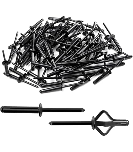 100pcs 6mm Laiton Double Face Oeillets Rivets Creux Pour Sac à