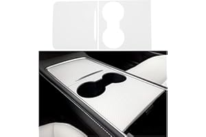 sevented Tesla Model 3 Model Y 2021 Center Console Accessories (Carbon Fiber White)