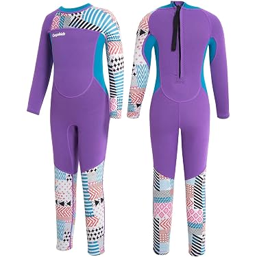 CaTaKu Kinder Rashguard Langarm – UPF 50+ Badeanzug Für Jungen & Mädchen, 3-12 Jahre, Schnell Trocknend