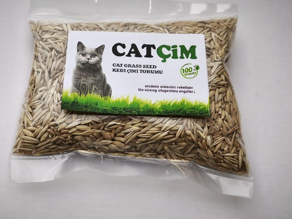 KEDİ ÇİMİ TOHUMUArpa Buğday Yulaf. (3lü karışım)%100 Doğal İlaçsız, (250, Gram)