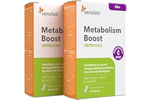 Acceleratore Metabolismo con Iodio, Vitamina C, Alga bruna, Vitamina D3-60 capsule Metabolism Boost Improved - Sensilab