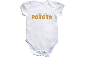 Hippowarehouse I identify as a potato baby vest bodysuit (short sleeve) boys girls