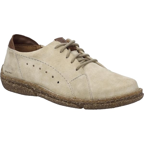 Josef Seibel Neele 67 Damen-Halbschuh – Velourleder In Grau-kombi, Handgenäht & Mit TR-Sohle | Für Stadt & Natur