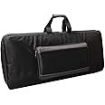 Mexa Keyboard & Piano Case/Cover For Yamaha PSR- S770 / PSR-S750 / PSR-S950 61 Key Heavy Duty Gig Bag (Black with Grey Stripe)