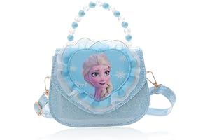 SYKEROUT Bambino Borse a Tracolla Frozen, Frozen Borsetta per Bambini，Frozen Borsa con Tracolla Regolabile Borsetta a Tracolla Bambina, Borsa a Tracolla per Bambina Carina, Borsetta per Bambini