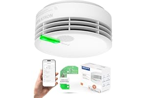 Hekatron Genius Plus X Edition 2021 - Rivelatore di Fumo con modulo Radio - 1 Confezione - Amazon Exclusice - multilingue