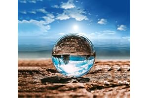 MERRYNINE K9 - Palla per lenti fotografiche con custodia in microfibra, motivo: acchiappasole, Cristallo K9., 60mm with Pouch