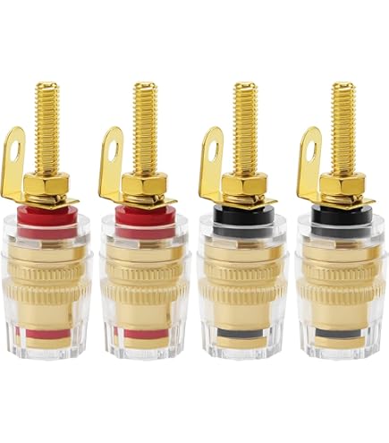 Spina A Banana, Nero- Con Foro Trasversale Di 4 Mm, Resistente Ai Colpi Nero - Foto 5