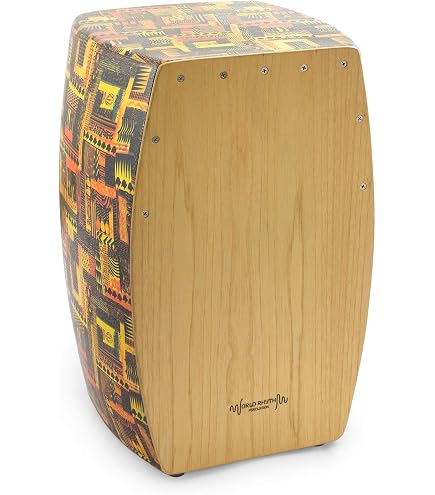 XDrum Design Series Cajon Flower - Cajon design peint à la main avec fleurs en Dot Art - Bass Port intégré - Corps en HPL (High Pressure Laminate) - Teppich de caisse XDrum Design Series Cajon Flower - Cajon design peint à la main avec fleurs en Dot Art - Bass Port intégré - Corps en HPL (High Pressure Laminate) - Teppich de caisse
