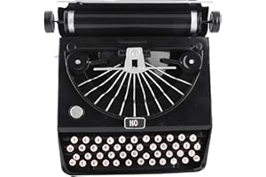 Keenso Vintage-Schreibmaschinenmodell, Tragbare Retro-Requisiten für das Heimbüro, Künstlerisches Vintage-Aussehen, Einzigartiges