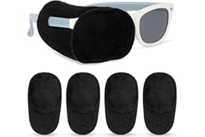 Hifot Amblyopia plastry na oczy dla dzieci, 4 sztuki, korekcja niedowidzenia, ortopedyczna zastawka na oczy dla dzieci do leczenia mrużenia, okulary Cover Eye Patch do leniwego oka