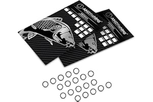 ‎AMZFISHING AMZfishing® 20 x rig rings, carp accessories, carp accessories, carp fishing, coarse fishing, fishing ring, fishing accessories