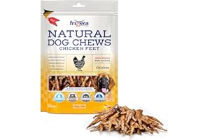 Frigera Pattes de Poulet 250g – Friandises Naturelles pour Chien sans additifs, sans Gluten ni céréales, favorisent la Digestion et la santé articulaire