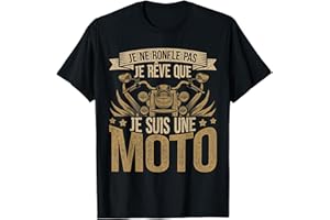 CADEAUX MOTO HOMMES & TEE SHIRT MOTO FEMMES T-shirt Motard Homme Moto Cadeau Motorcycle Motards T-Shirt