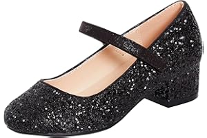 Lora Dora Chaussures Mary Jane de fête à Talon Bas avec Bride pour Fillettes